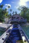 Our dive tenderboat & local village house 01